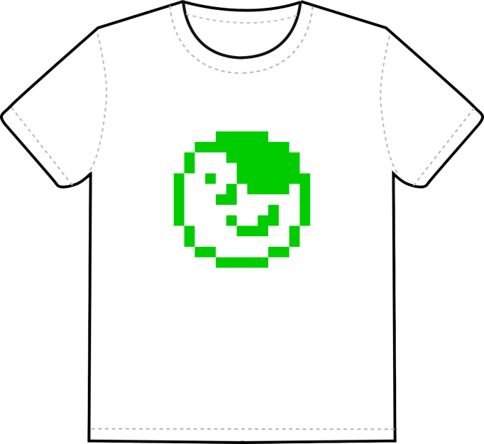 iconperday green poult white t-shirt